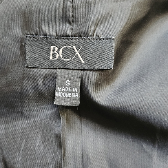 BCX Princess Cut 3/4 Rolled Sleeve Maroon Blazer Jacket Size S - Picture 6 of 7